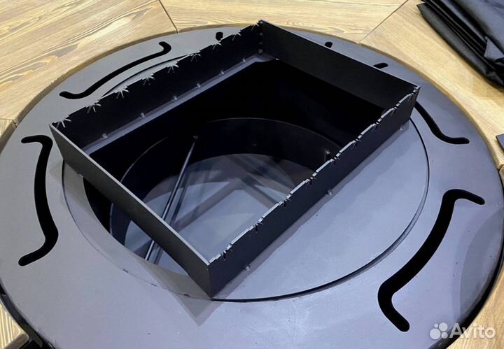 Мангальная зона, гриль стол