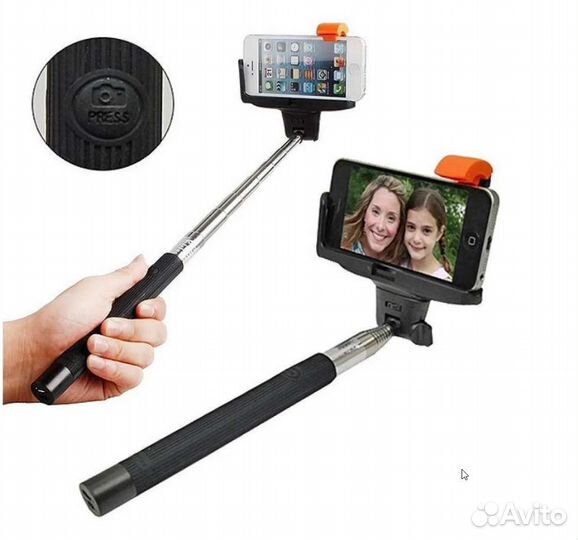 Новый выдвижной монопод 1метр селфи Z05-5F