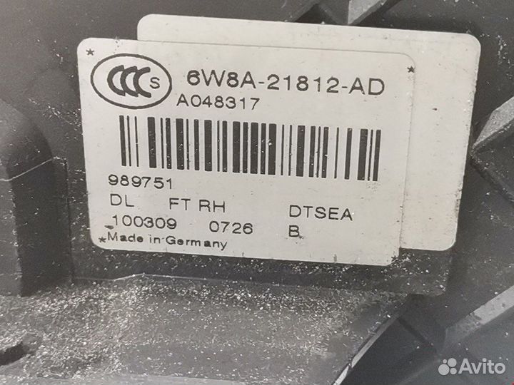 Замок двери передней правой Jaguar XF