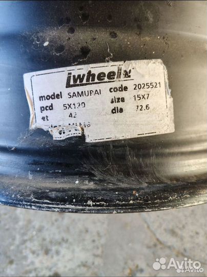 Продам литые диски 5/120 R-15 J7