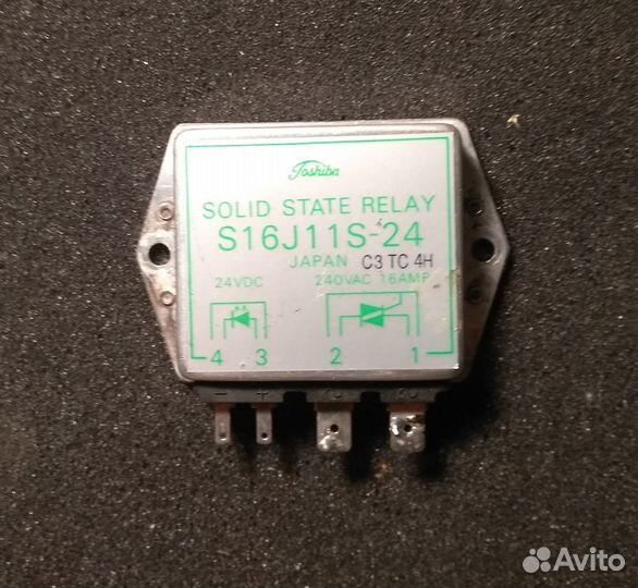 Оптосемистор - реле на 24В, коммутирует до 16А