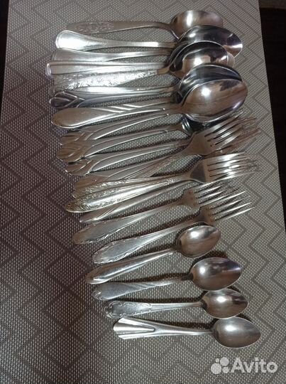 Ложки вилки нержавейка СССР