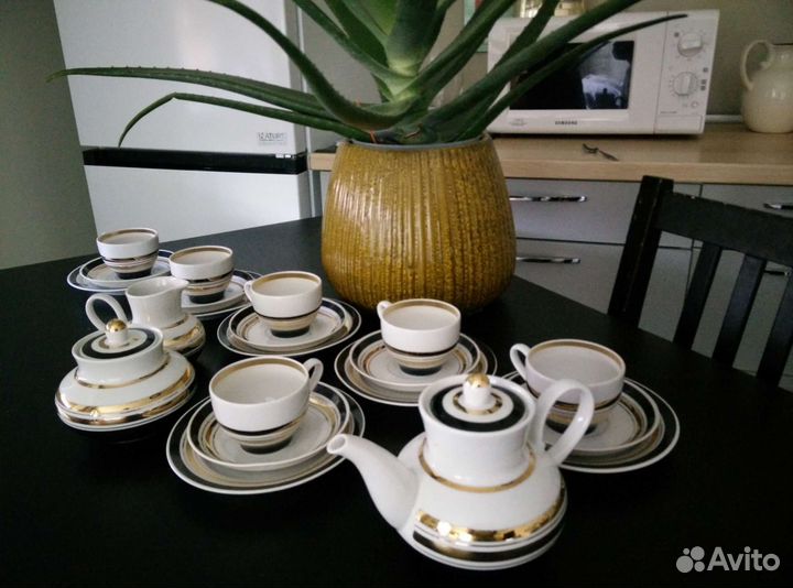 Чайный сервиз СССР Дороги дфз Вербилки