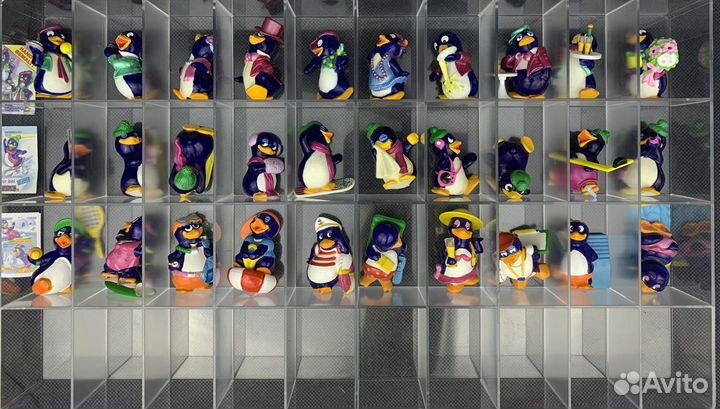 Киндер полные серии 90-х Пингвины