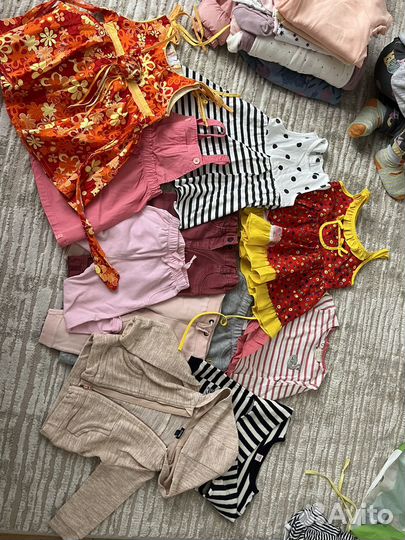 Вещи пакетом на девочку 6 - 18 мес