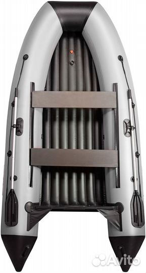 Лодка пвх smarine AIR standard-360 (серый/чёрный)