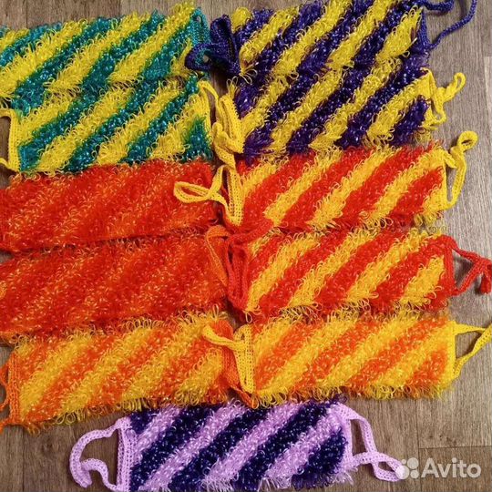 Мочалка именная под заказ