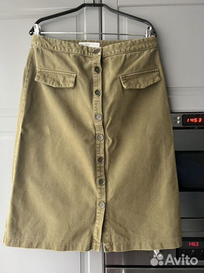 Юбка джинсовая zara (L)