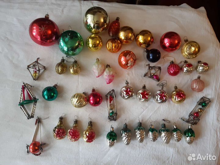 Елочные игрушки СССР от