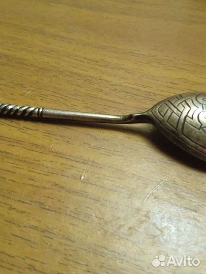 Ложка десертная серебро