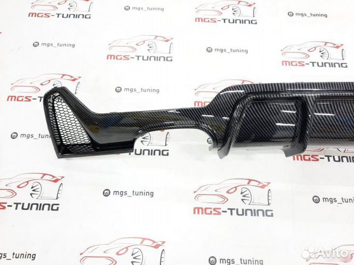 Диффузор BMW 4 F32 M-Performance 2x0 Под карбон
