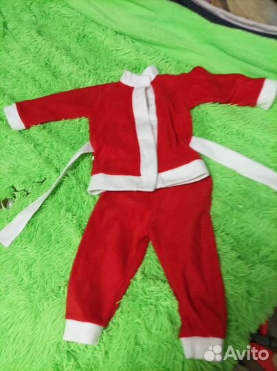 Костюм деда мороза детский
