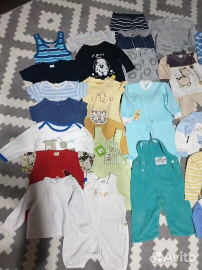Детские вещи пакетом на мальчика от 0 до 1 года
