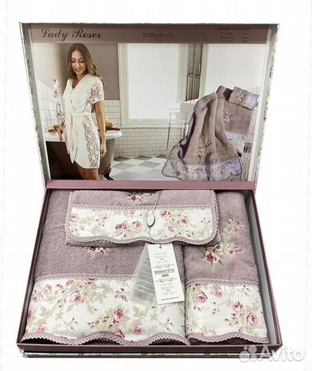Полотенца lady roses.Размеры 70*140/50*100 / 30*50
