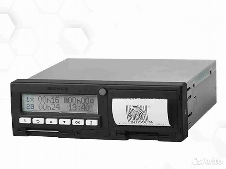 Тахограф Штрих с чипом скзи. Годовая гарантия