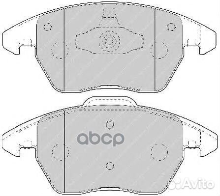 Колодки тормозные citroen C4/peugeot 207/307/30