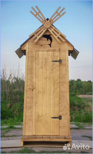 Дачный туалет деревянный дйн 313