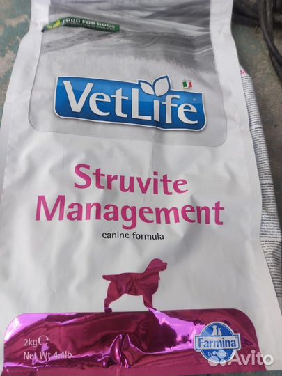 Vet Life Farmina struvite management 2кг