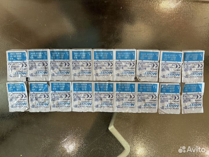 Однодневные линзы 1-day Acuvue Moist -3.00