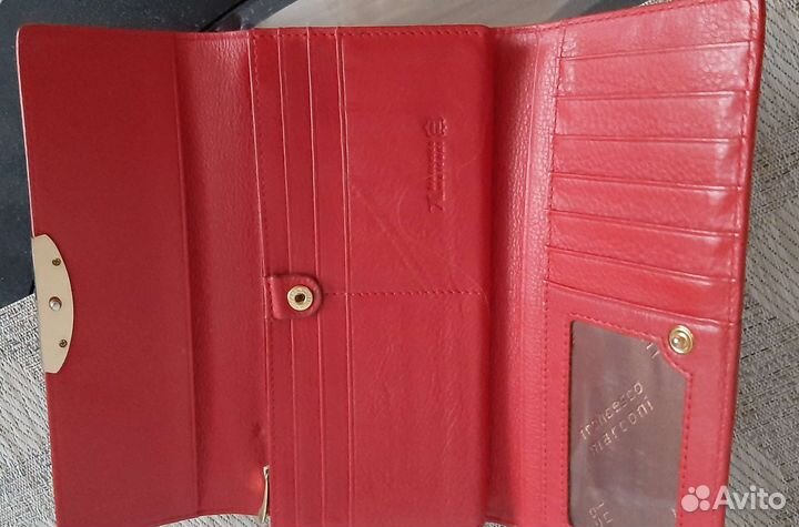 Кошелек женский натуральная кожа Италия