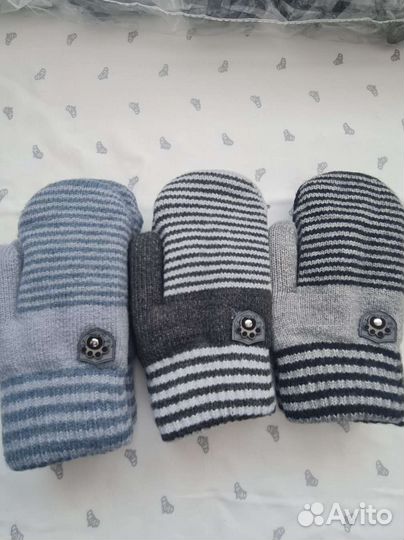 Варежки детские новые