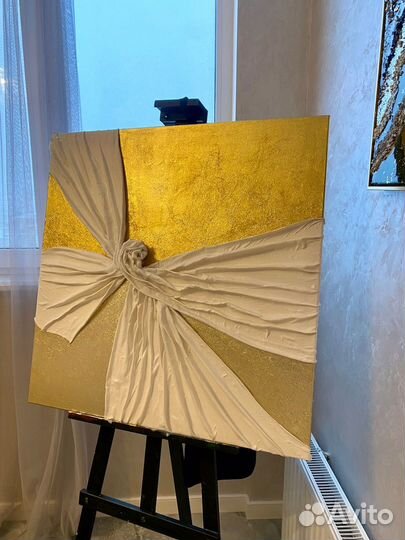 Панно для интерьера 3Д поталь ручная работа