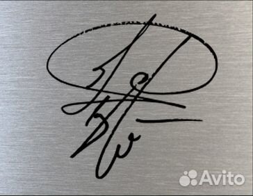 Князь Король и Шут автограф на металле подарочный