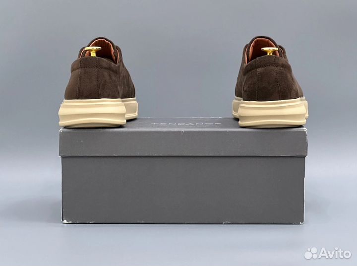 Слипоны мужские замшевые