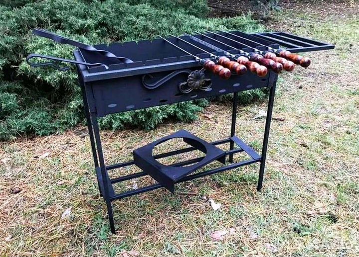 Мангал разборный с подставкой под казан