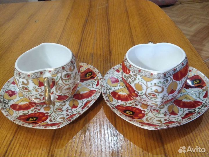 Чайные чашки с блюдцами Германия