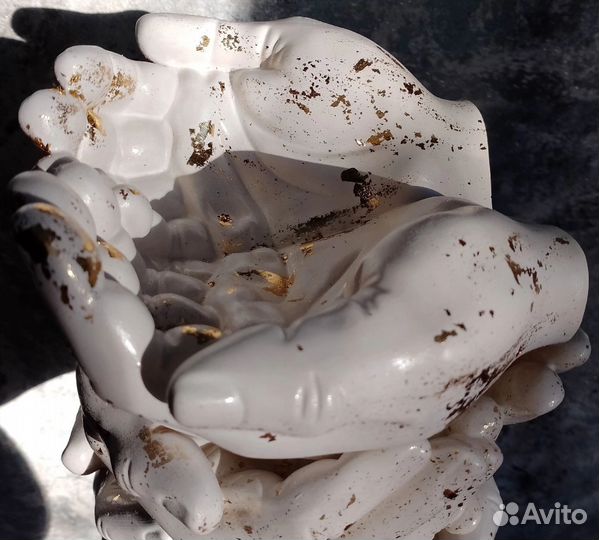 Кашпо из гипса