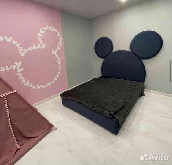 Детская кровать с мягким бортиком