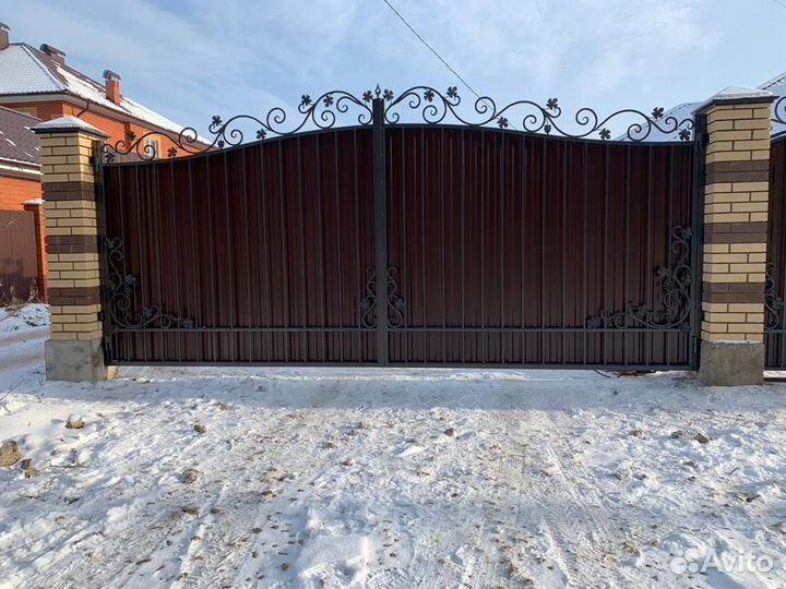 Ворота кованые