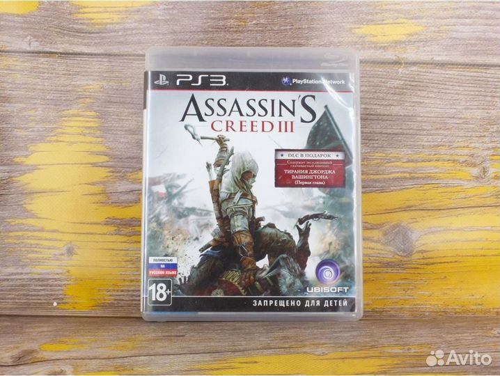 Диск PS3 Assassin’s Creed III (Б/У)