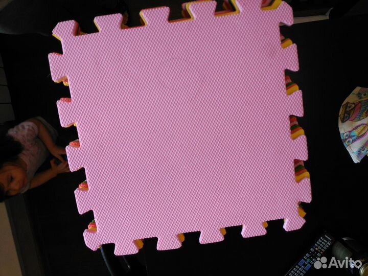 Детский Мягкий пол Разноцветный Коврик Пазл