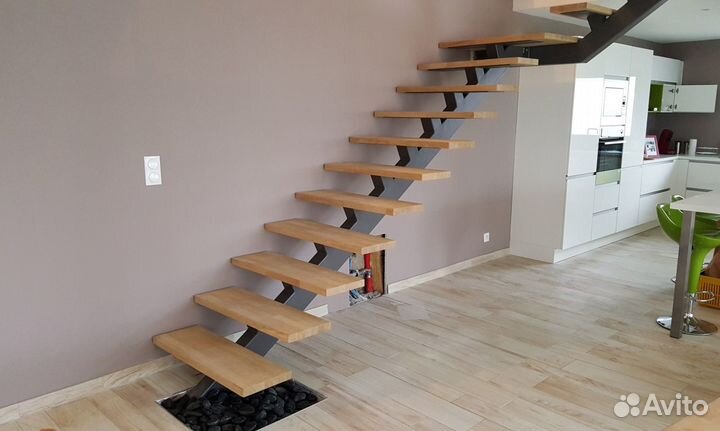 Металлокаркас Межэтажной Лестницы с Гарантией