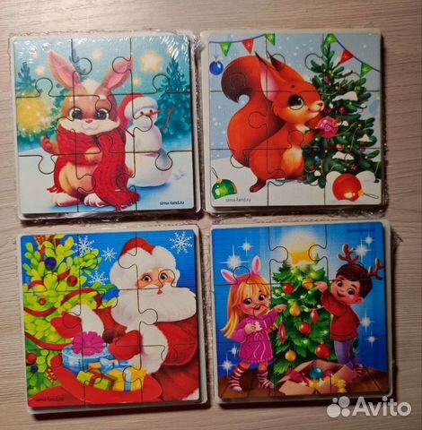 Деревянные пазлы для малышей