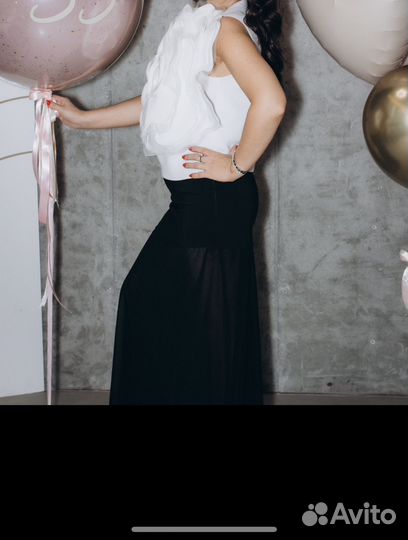 Топ с цветком от бренда khismetova.dress