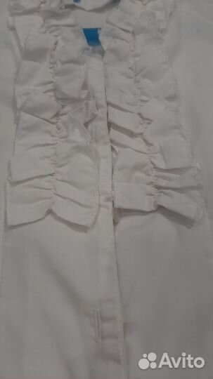 Блузки школьные 122 128