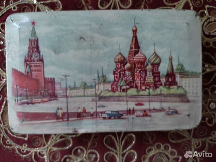 Коробка жестяная СССР