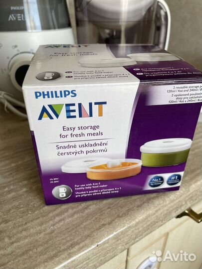 Пароварка блендер philips avent 4 в 1