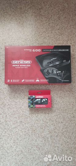 Retro Genesis Remix Wireless (600 игр 8+16 bit)