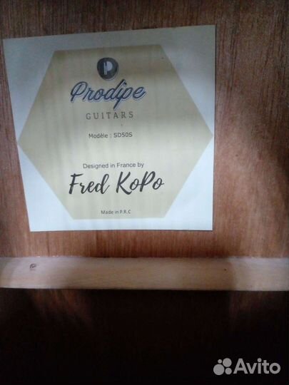 Рrodipe sd50s aкустичнская гитара концерт