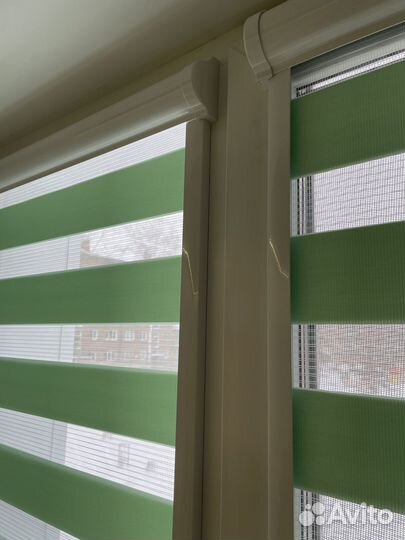 Рулонные шторы зебра