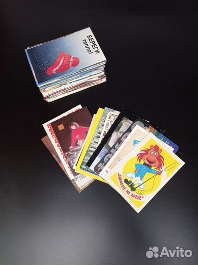 Карманные календарики СССР 290+ шт