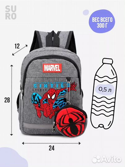 Рюкзак для мальчика человек паук