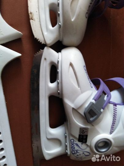 Коньки ледовые детские раздвижные play 3 Oxelo