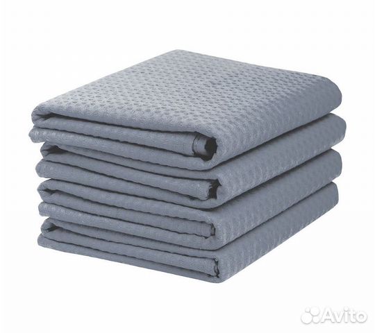 Комплектполотенецвафельныхhomeone45х70(4шт),серый
