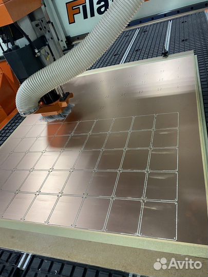 Фрезеровка чпу по текстолиту, цветным металлам