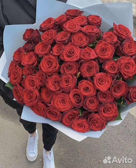 Букет роз 25 штук, 35, 51